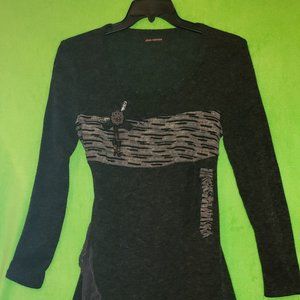 Black Tunic Pull Over Sweater